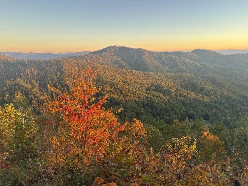 360 degree Blue Ridge Mountain views from The Wilds Cedar Mountain